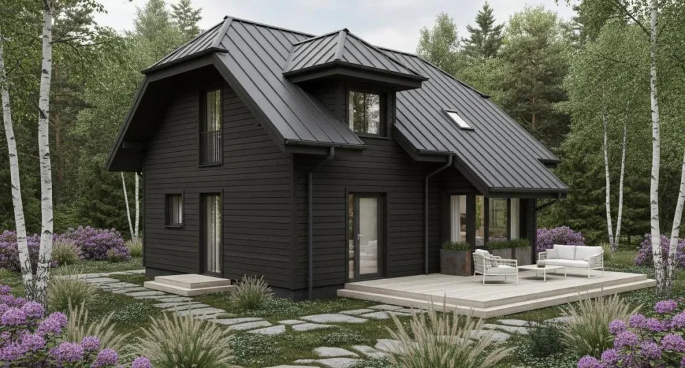 Проект Двухэтажный дом 8 на 9, 104 м2