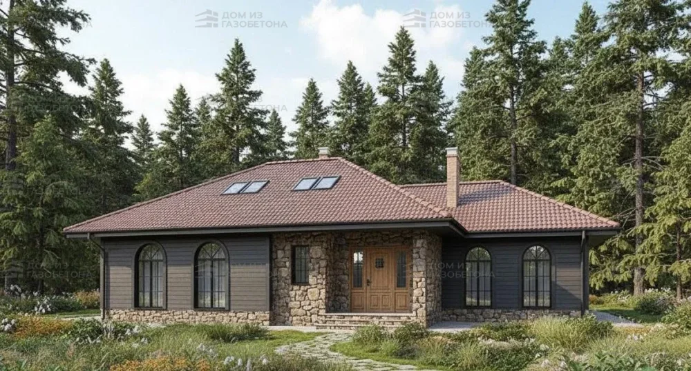 Проект Двухэтажный дом 21 на 13, 214 м2