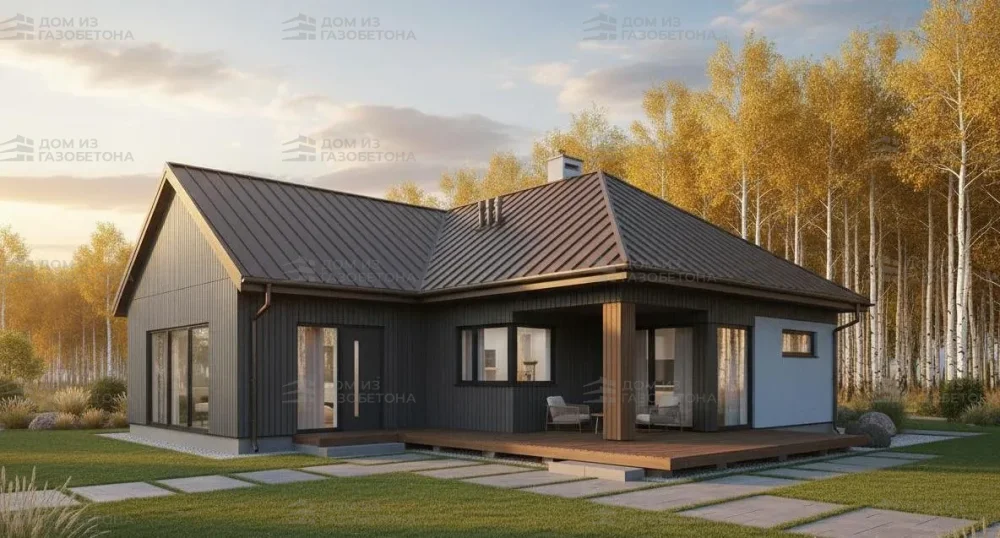 Проект Двухэтажный дом 16 на 16, 237 м2