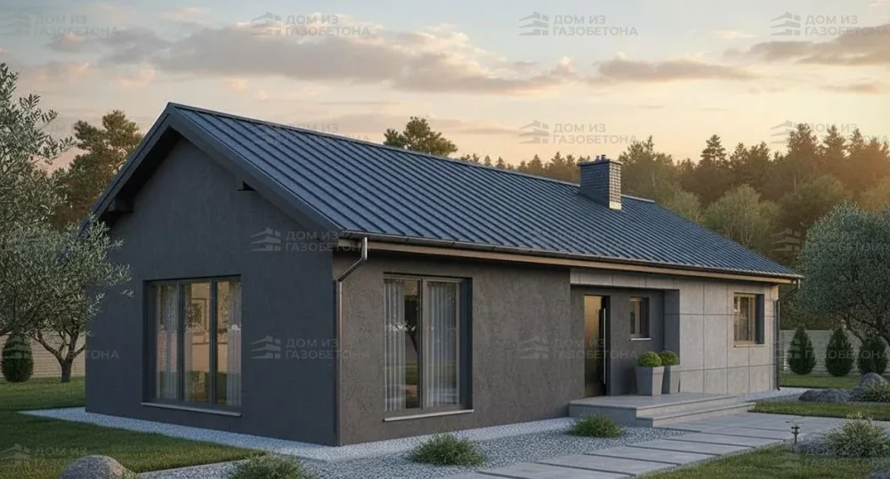 Проект Одноэтажный дом 18 на 10, 146 м2