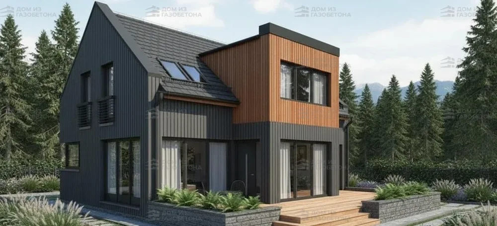 Проект Двухэтажный дом 11 на 16, 225 м2