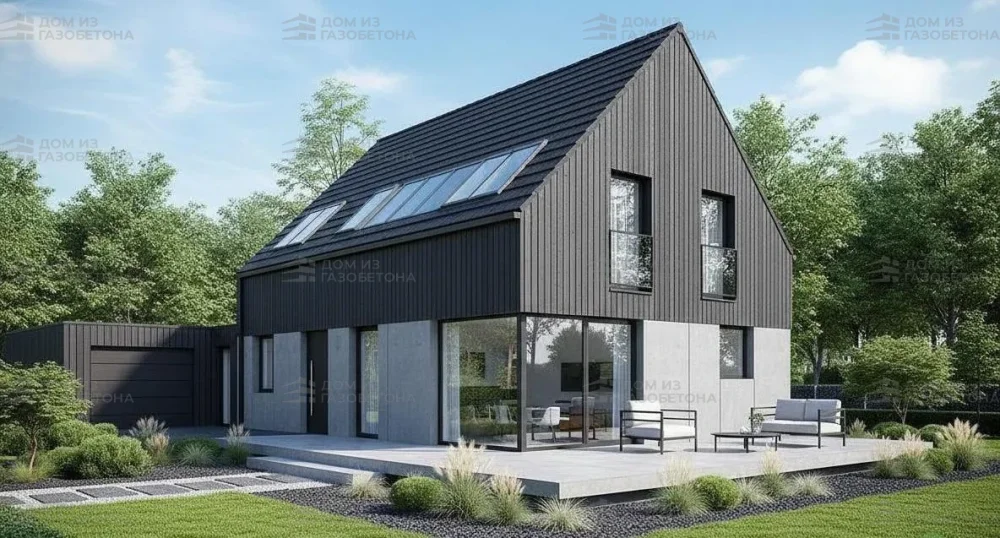 Проект Двухэтажный дом 9 на 13, 149 м2