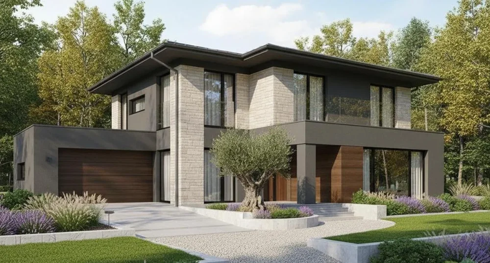 Проект Двухэтажный дом 12 на 14, 213 м2